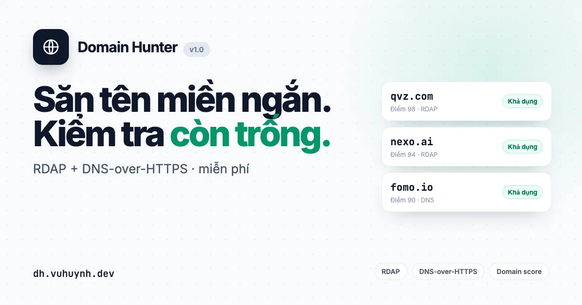 DOMAIN HUNTER Screenshot 1